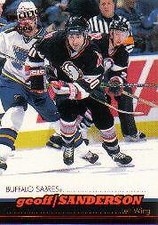 1999-00 (SABRES) Pacific Red #44 Geoff Sanderson