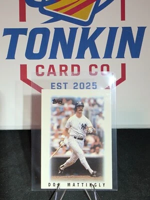 1986 Topps League Leader Minis - Don Mattingly #28 - Image 1 of 2