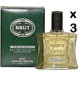 *LOT DE 3* Brut Original Eau de Toilette homme 100 ml - Picture 1 of 1