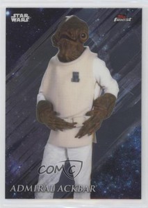 2018 Topps Finest Star Wars Admiral Ackbar #3 z7j
