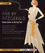 Five by Fitzgerald: Classic Stories of the Jazz Age - Audio CD - VERY GOOD