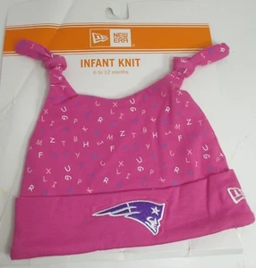 Patriots NE Kleinkind Mädchen Strickmütze pink 6 bis 12 Monate NFL New Era Alpha Cap - Bild 1 von 3