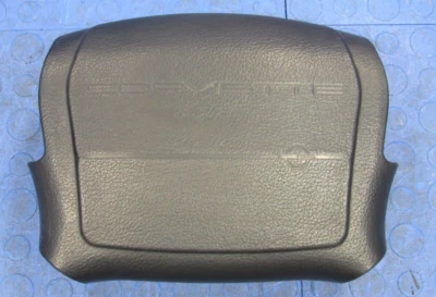 91-93 Chevrolet Corvette Driver Steering Wheel Mounted Airbag Air Bag Black 1988 - Imagem 1 de 4