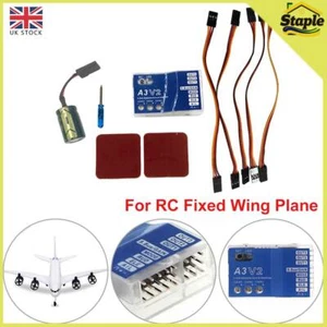 A3 V2 Flight Controller Stabilizer 3-Axis Gyro For RC Fixed Wing Plane RC Sets - Picture 1 of 12
