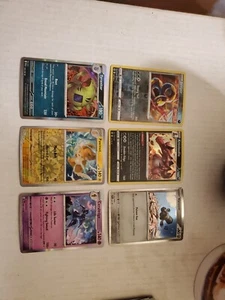 Lot Of 6 Pokemon Cards (Various Sets) - Foto 1 di 7