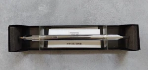 [N-MINT] HONDA F-1 Collection Chrome Silver Twisted Ballpoint Pen wz/Box&Tag F/S - Picture 1 of 11