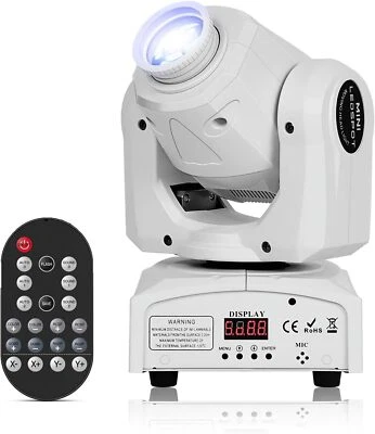 120W LED Moving Head Light DMX 8 GOBO WLED LED Stage Light with Remote DJ Club - Image 1 of 4