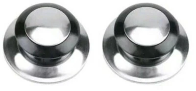 2Pcs Silver Pot/Pan Lid Cover Handle Replacement Knobs Cookware UK Seller - Image 1 of 3