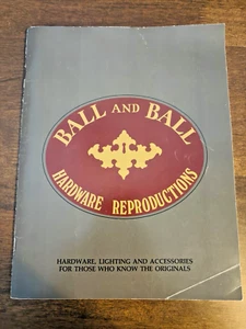 1992 Catalog Ball And Ball Quality Reproductions Antique Hardware B&W Pictures - Imagen 1 de 13