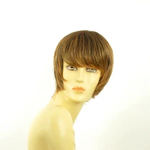 Perruque femme courte Chocolat méché cuivré CANDICE 627C - Picture 1 of 9