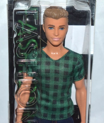 ¡NUEVO! Muñeca Barbie Ken Fashionistas 2016 #4, estilo a cuadros #DWK45 ~ desgaste en caja, leer Foto 1 de 4