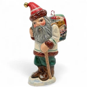 Vaillancourt Folk Art 2008 The Original Nantucket Basket Santa 7.5" Figurine - Picture 1 of 8