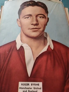 Sk194 Ephemera Football Picture Roger Byrne Manchester United - Picture 1 of 1