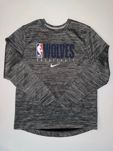 Minnesota Timberwolves Nike NBA Basketball Sweatshirt Mens Large Dri Fit - Picture 1 of 5