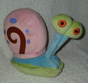 Ty Beanie Babies Gary El Caracol Peluche Bob Esponja Pantalones Cuadrados Nuevos - Imagen 1 de 7