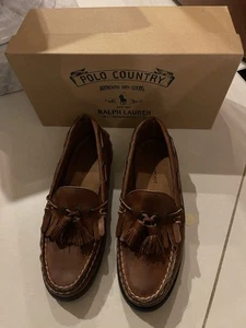 Authentic Brand New Pair Vintage Polo Ralph Lauren Men’s Casual Shoes. - Picture 1 of 6
