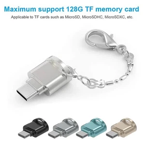 Adapter USB 3.1 Memory Card Reader Type C To SDXC/TF E6O7 б[ ☆и я> card #ζ G4I6 - Afbeelding 1 van 22