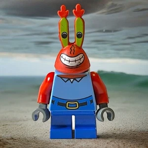 LEGO Minifigure Mr. Krabs Large Grin SpongeBob SquarePants Collectible - Picture 1 of 8