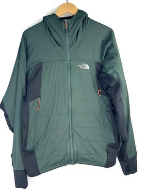 Chaqueta híbrida North Face Summit Series Zephyrus para hombre XL verde negra con capucha Foto 1 de 4