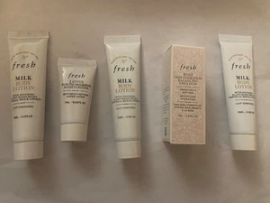 Luxury Lot of 5 Fresh Milk Body Lotion Moisturizer Emulsion NEW! - Picture 1 of 2