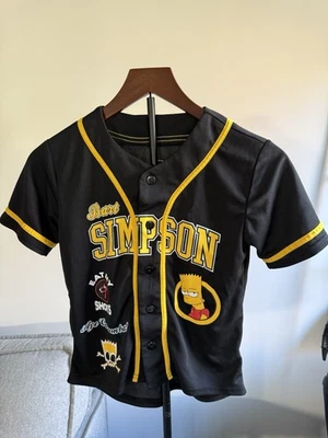 Camiseta de béisbol de Los Simpson BART Simpson para niños talla 8 Foto 1 de 4