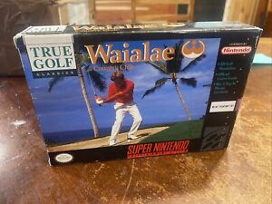 True Golf Classics: Waialae Country Club (Super Nintendo SNES) CIB - Tested