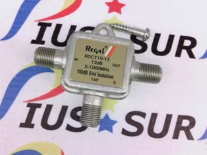 NSOP Regal RDCT10-12 Directional Coupler 12 dB 5-1000 MHz Cable/Antenna Splitter - Picture 1 of 1