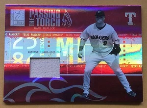 2005 Donruss/Playoff Baseball Hank Blalock Bat Card 050/250 - Picture 1 of 2