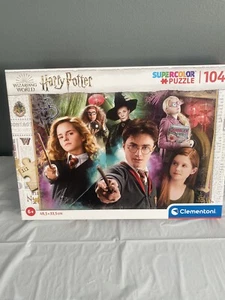 Harry Potter Clementoni  Supercolor Puzzle  - 104 Pieces 48.5x33.5 cm - Picture 1 of 3