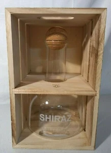Shiraz Artland Red Wine 750ml Decanter with Wood Crate - New - Picture 1 of 4