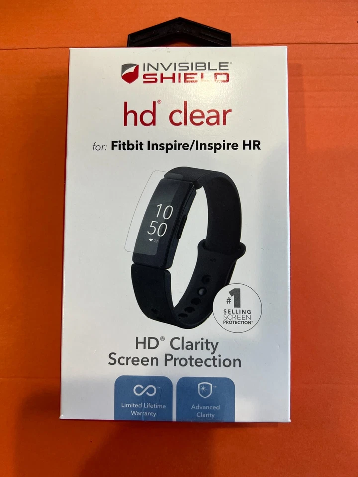 ZAGG - Invisible Shield HD Clear for: Fitbit Inspire/Inspire HR - HD Clarity Foto 1 de 1