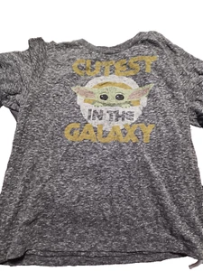 star wars baby yoda grey shirt size 5t - Picture 1 of 5
