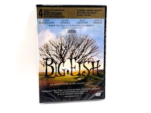 Big Fish (DVD, 2004) Tim Burton Ewan McGregor, Albert Finney New, Factory Sealed - Picture 1 of 3