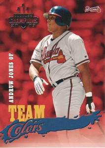 2003 Donruss Champions Team Colors #TC-20 Andruw Jones Atlanta Braves