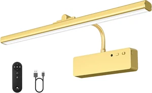 Picture Wall Light 15.35In Wireless Picture Lights for Wall Rechargeable 5400Mah - Picture 1 of 12