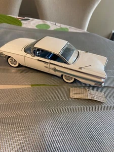 Chevrolet Impala 1960 cupé deportivo Franklin como nuevo blanco 1:24 - Imagen 1 de 8