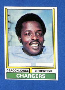 1974 Topps Football #390 Deacon Jones nm/mt -RILEYSCARDS