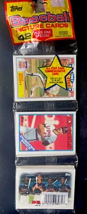 1988 Topps Baseball Houston Astros Rack Pack w Mike Scott Top & Nolan Ryan Back - Picture 1 of 2