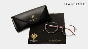 Mobile Suit Gundam Zeon MS-06S Char's Zaku Red Eyeglass Glasses Frame Owndays JP - Picture 1 of 6