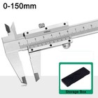 6'' Stainless Steel Non Digital Vernier Caliper Metric 0-150mm Manual Micrometer