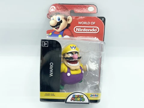 World Of Nintendo Wario Figure First Edition 2.5” Series 1-1 - 2014 Super Rare Cover