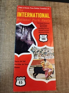 Vintage Reiseprospekt The International National Park Route US 180 MX 45 - Bild 1 von 4