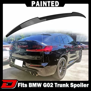 19-25 Fits BMW X4 G02 5door SUV DTO Type Rear Trunk Boot Spoiler Painted #668 - Picture 1 of 8