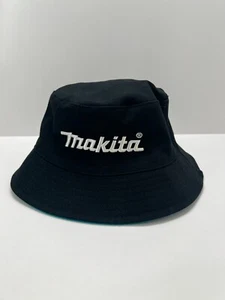 MAKITA POWER TOOLS Logo Bucket Hat Colour Black & Blue Adult 56CM - 57CM - Picture 1 of 7