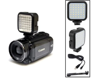 New Compact LED Light Kit With Power Set For Sony HDR-CX675 - Picture 1 of 9