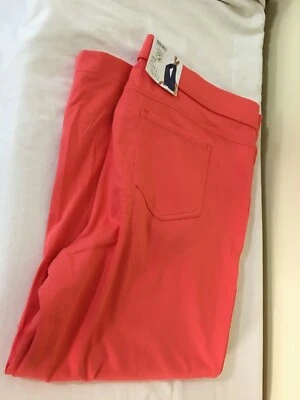 New Time and Tru Mujer Jeggings Elastizados Capri Naranja Muchas Tallas Foto 1 de 3