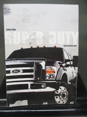 2009 FORD SUPER DUTY QUICK REFERENCE GUIDE - Image 1 of 3