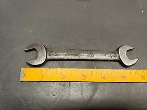 Llave de doble extremo abierto vintage Fairmount EE. UU. 5/8"" X 9/16 ¡Gran forma! - Imagen 1 de 8