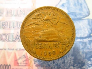 Mexico 20 Centavos 1960 Mo World Money Coin bh8L - Picture 1 of 2