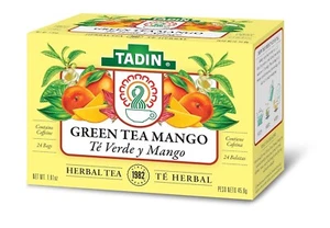 PAQUETE DE 2 BOLSAS DE TÉ VERDE MANGO TADIN TÉ - Imagen 1 de 2
